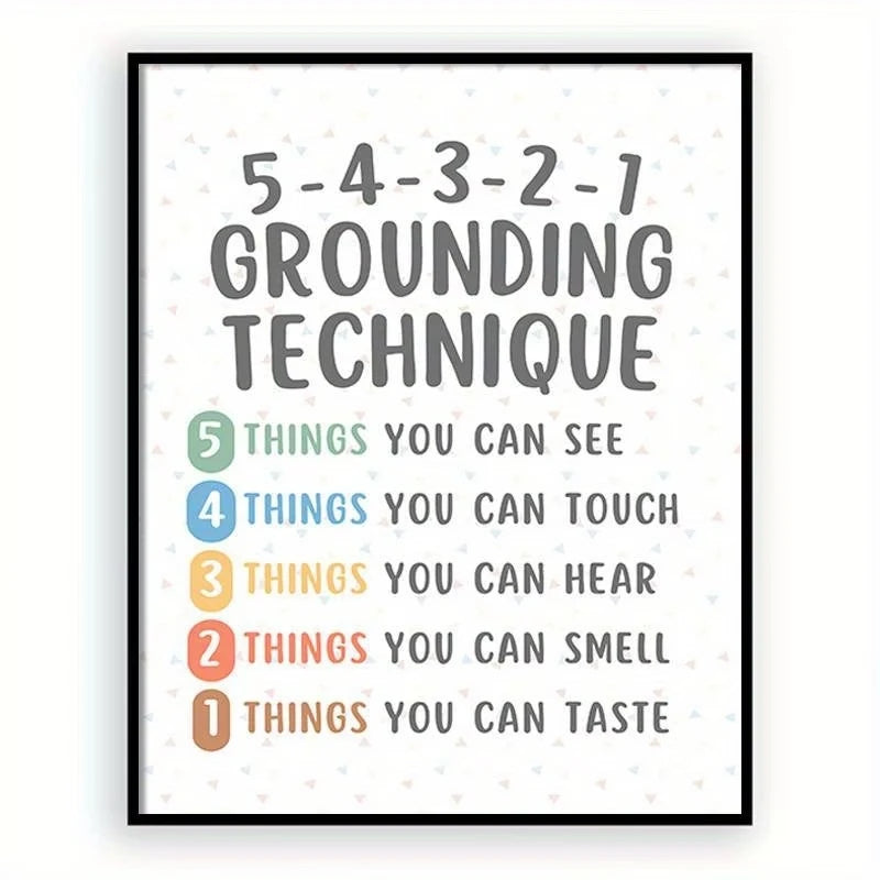Calming Canvas Wall Art Print | Bedroom & Kids Room Décor