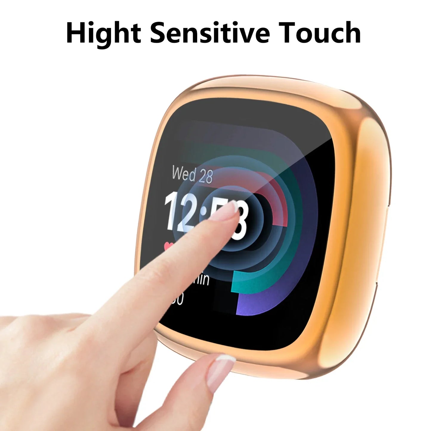 Screen Protector Case For Fitbit Versa 3, Soft TPU Screen Protector For Fitbit Versa 3 Protective Cover Shell. Peaceful Pleasures Health and Wellness