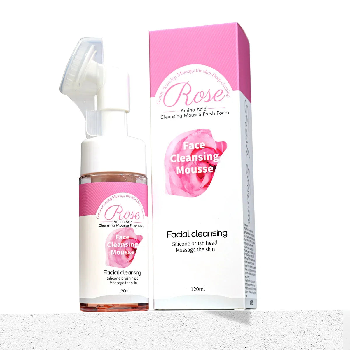 Rose Essential Oil Cleansing Mousse – Oil Control & Nourishing