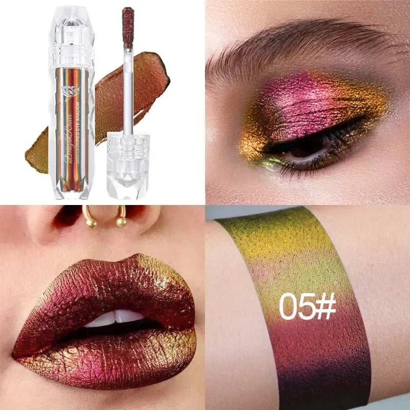 Chameleon Liquid Eyeshadow | Metallic Glitter Shimmer Eye Makeup