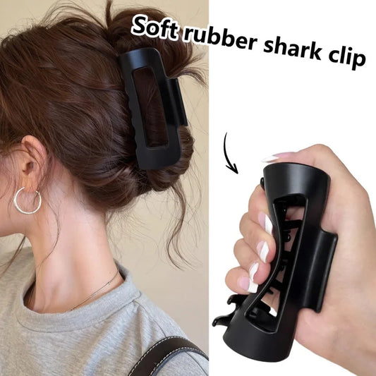 4pcs Soft Silicone Shark Claw Clips – Large Volume Hair Clips for Women Peaceful Pleasures Health and Wellness