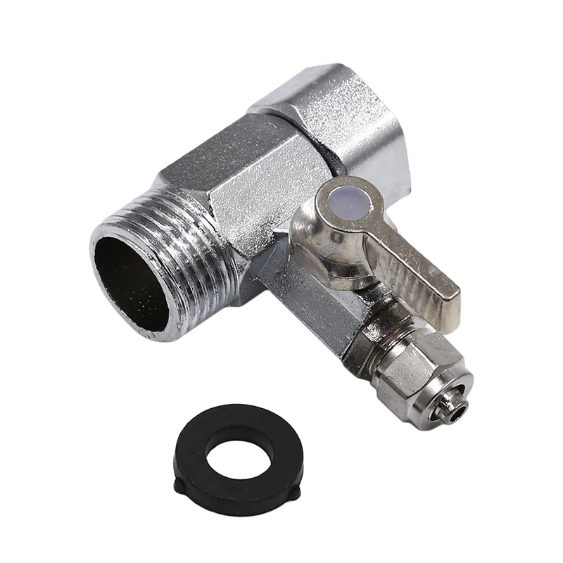 Water Purifier Inlet Three Way Ball Valve Switch Water Purifiers Faucet Joint Universal Valve Accessories Peaceful Pleasures Health and Wellness as show the picture