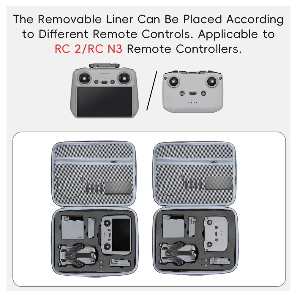 DJI Mini 5 Pro Large PU Storage Travel Bag | RC2 & RC N3