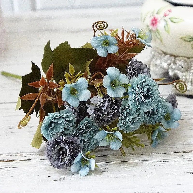 Silk Carnation Artificial Flowers for Wedding & Home Decor