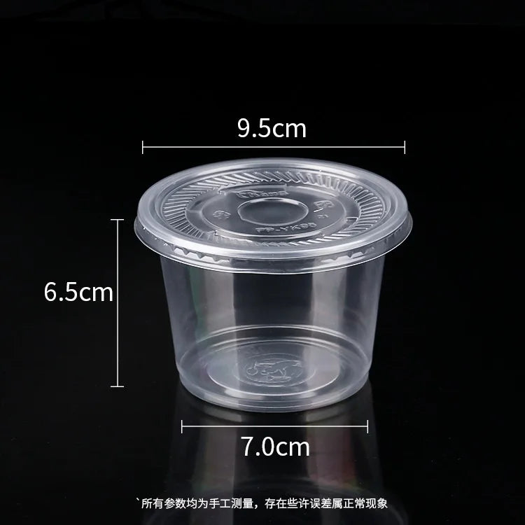 Clear Plastic Dessert Cups with Lids Disposable Parfait Party Cups Snack Containers Bowls for Cake Yogurt Fruit Ice Cream Mousse Peaceful Pleasures Health and Wellness Flat 100pcs