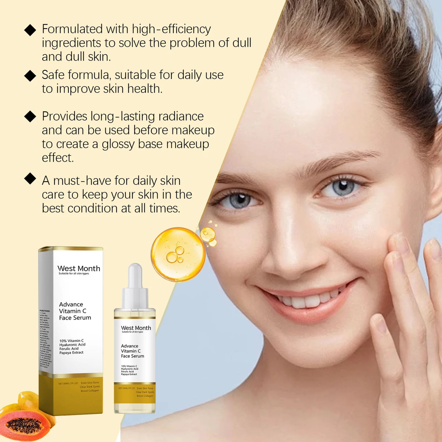 Vitamin C Face Serum – Dark Spot Corrector & Brightening