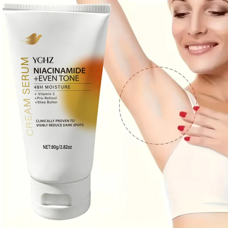 YCHZ Face & Body Brightening Cream – Even Tone, 80g