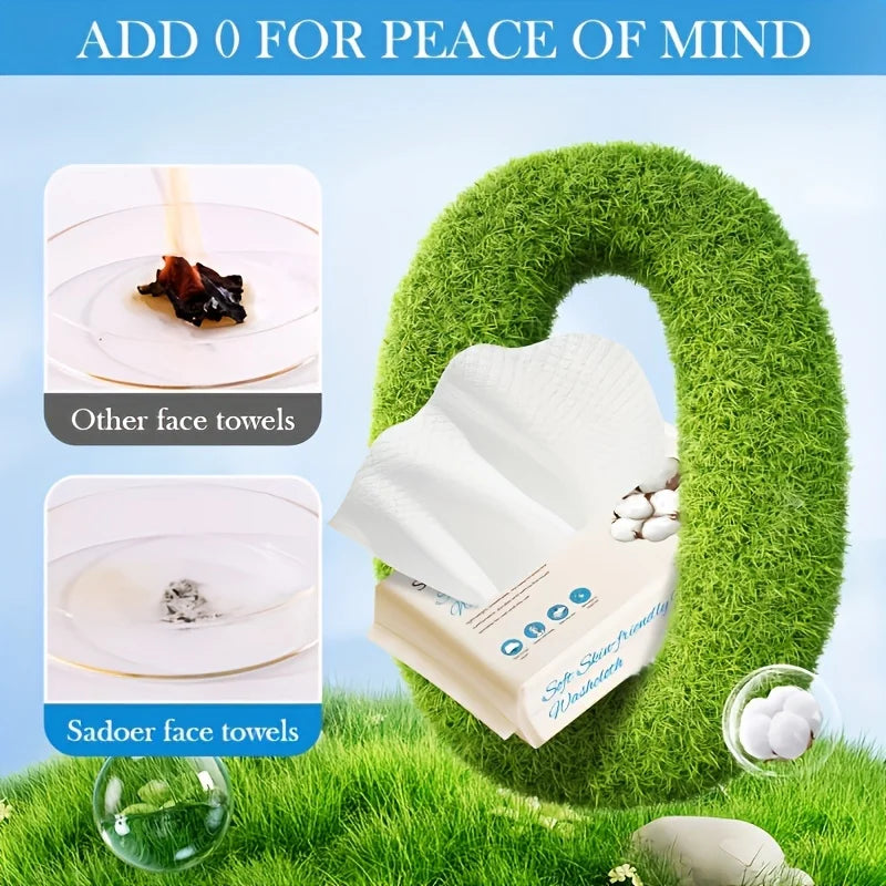 Skin Friendly Mask Towel Smoke Facial Cleansing Daily Makeup Remover Towel, Face Towel Peaceful Pleasures Health and Wellness