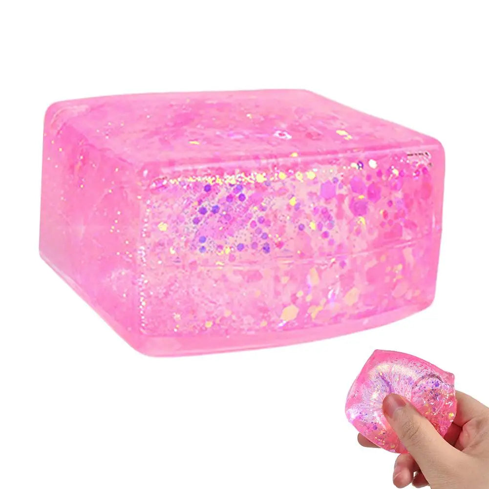 Glitter Squishy Squeeze Toy | Slow Rebound Sensory Fidget
