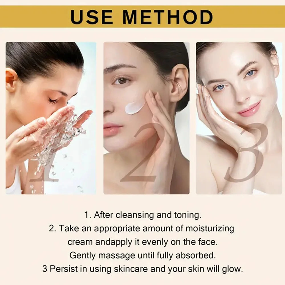 YOUNGCOME Rice washing water moisturizin g face cream, suitable for dry and rough skin, Improves the texture of skin Peaceful Pleasures Health and Wellness