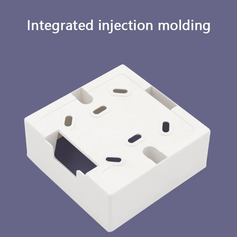 High Quality External Mounting Box For 86mm*86mm*34mm Standard Switches And Sockets Apply For Any Position Of Wall Surface Peaceful Pleasures Health and Wellness