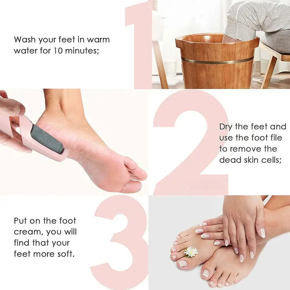 Rechargeable Electric Callus Remover for Women & Men, Cordless Foot File Removes Dry Coarse Skin on Heels Peaceful Pleasures Health and Wellness