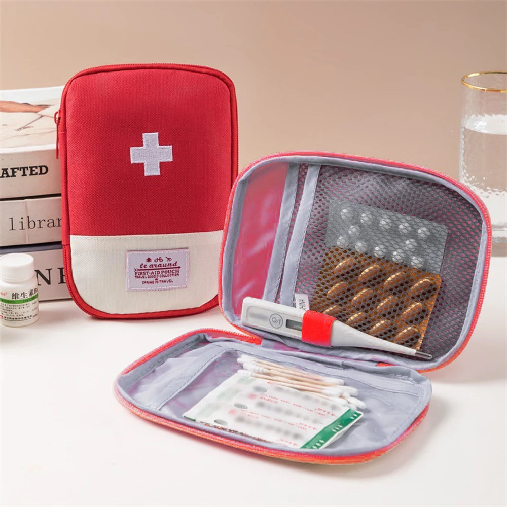 1 Piece Portable Medical Kit Medicine Storage and Dispenser Bag Travel Outdoor Pill Box Storage First Aid Kit Peaceful Pleasures Health and Wellness