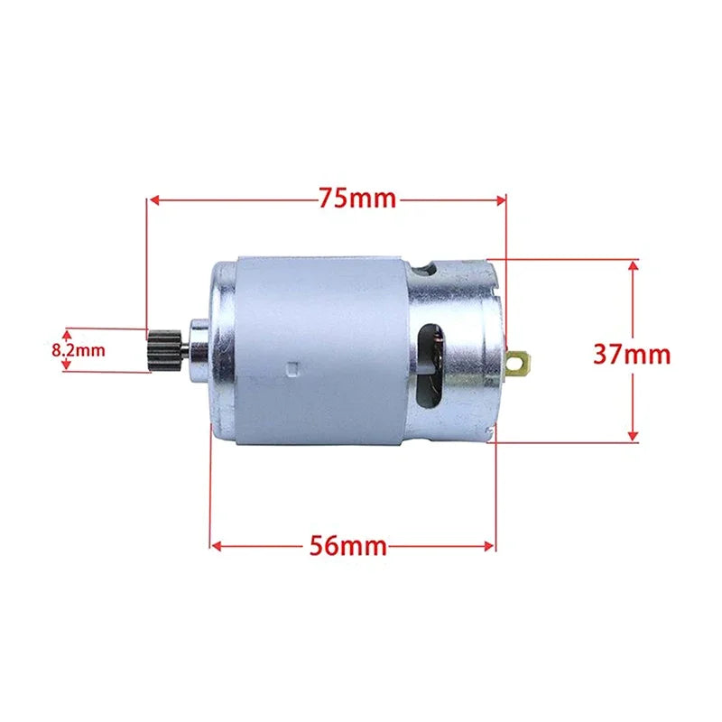 21V RS550 Brushed Motor 14-Tooth for Mini Cordless Chainsaw