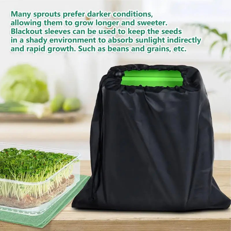 Seed Sprouter Tray With Cover Sprout Dish Growing Pot Sprout Dish Growing Pot Vegetables Plants Germination Nursery Tray Peaceful Pleasures Health and Wellness