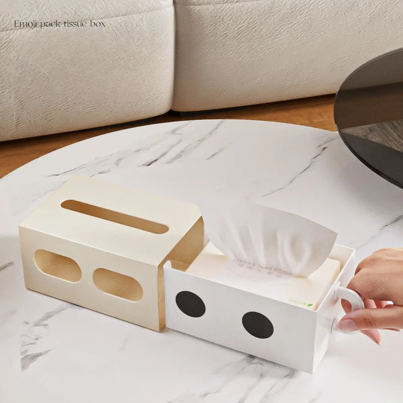 Modern Rectangle Tissue Box Cover | Decorative Holder for Home