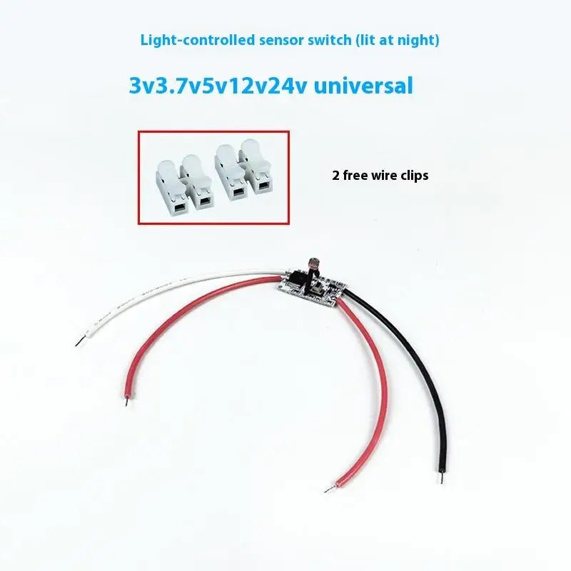 DC 3.7V–24V 5A Auto Light Sensor Switch | Day/Night Photocell