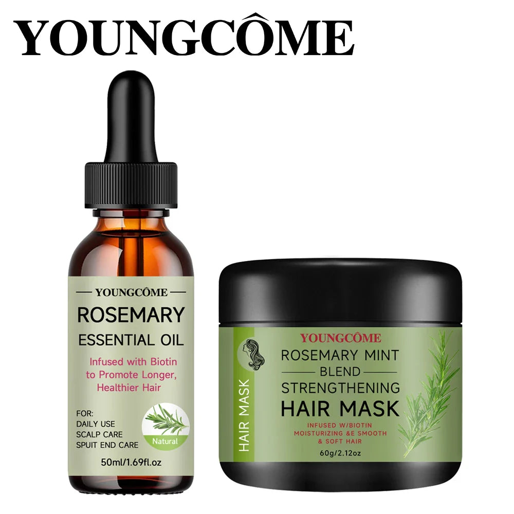 Rosemary Hair Care Set – Shampoo, Serum, Mask & Scalp Oil