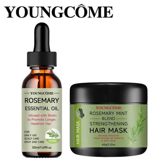 Rosemary Hair Care Set – Shampoo, Serum, Mask & Scalp Oil Hair Care Set Oasis Select Nourishing