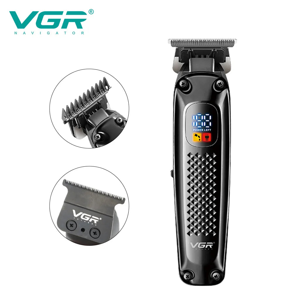 VGR 972 Hair Trimmer Electric Beard Hair Clipper Professional Barber Hair Cutter Machine Trimer For Men Rechargeable Peaceful Pleasures Health and Wellness