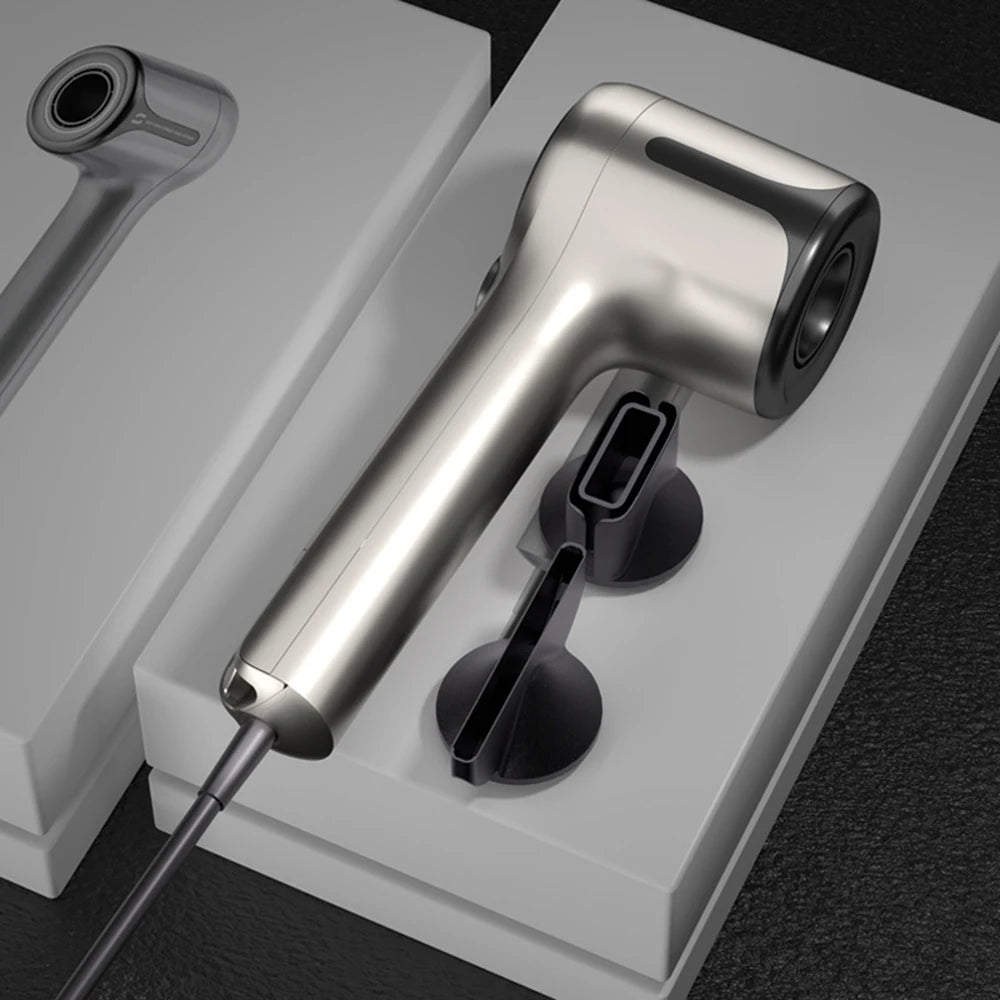 Professional 110000rpm Hair Dryer Negative Ion High Speed Electric Hiar Dryer Salon Home Brushless Blower Styling Tools Peaceful Pleasures Health and Wellness Gray EU