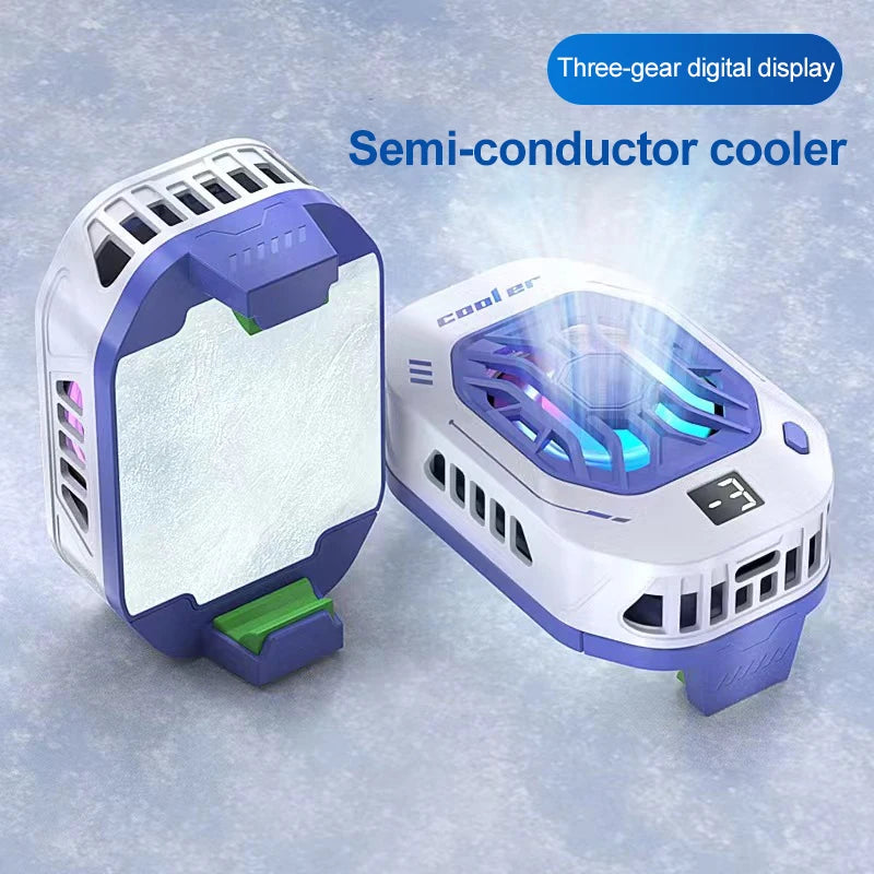 Smartphone cooler for phone cooling fan for mobile phone cooler phone gaming cell cooling plate phone cooler for games Portable Peaceful Pleasures Health and Wellness White display