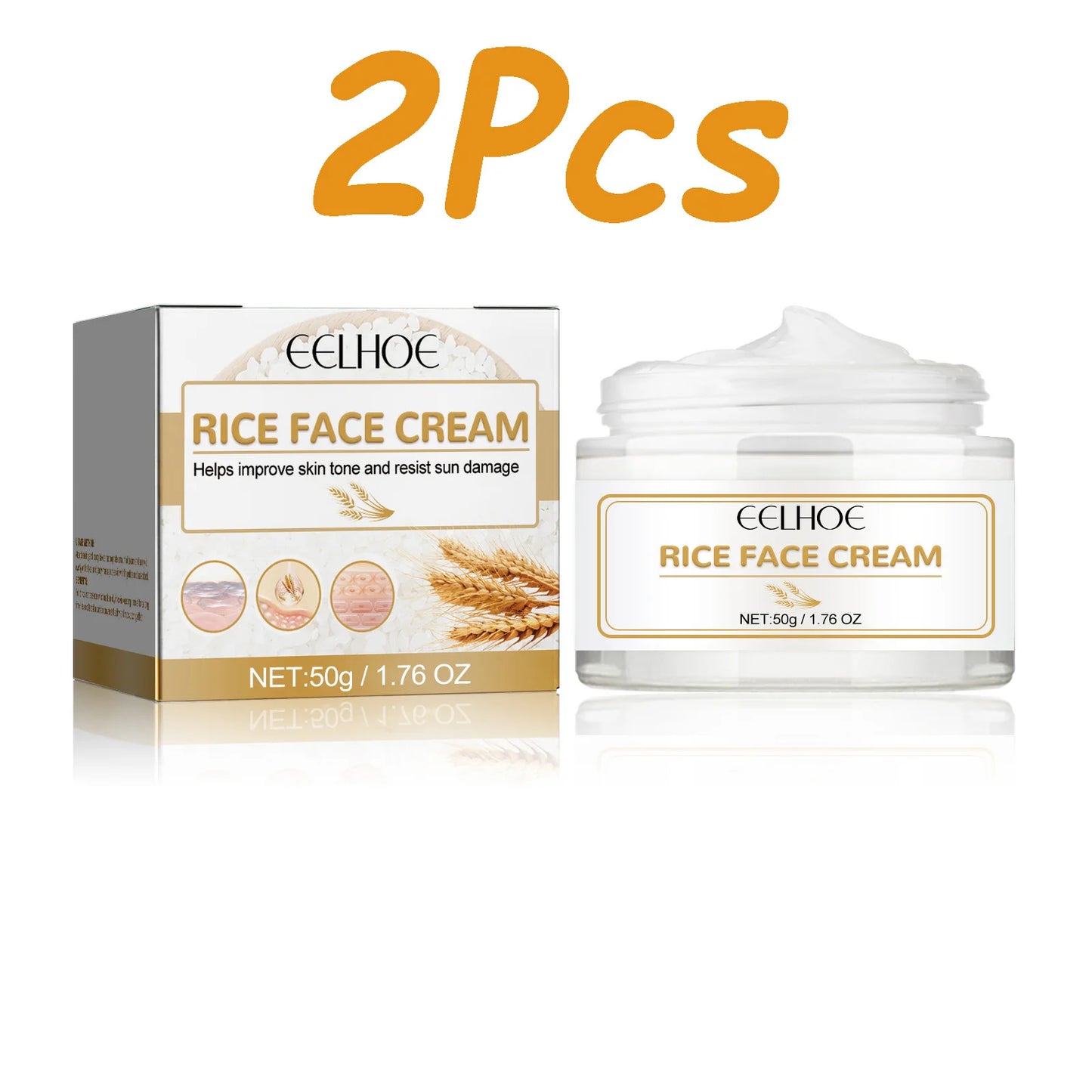 White Rice Face Cream – Firming, Brightening & Moisturizing
