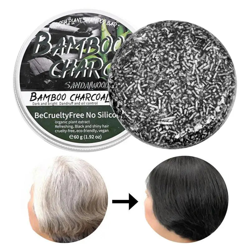 Hair Darkening Shampoo Bar – Natural Color Restoring Soap 60g
