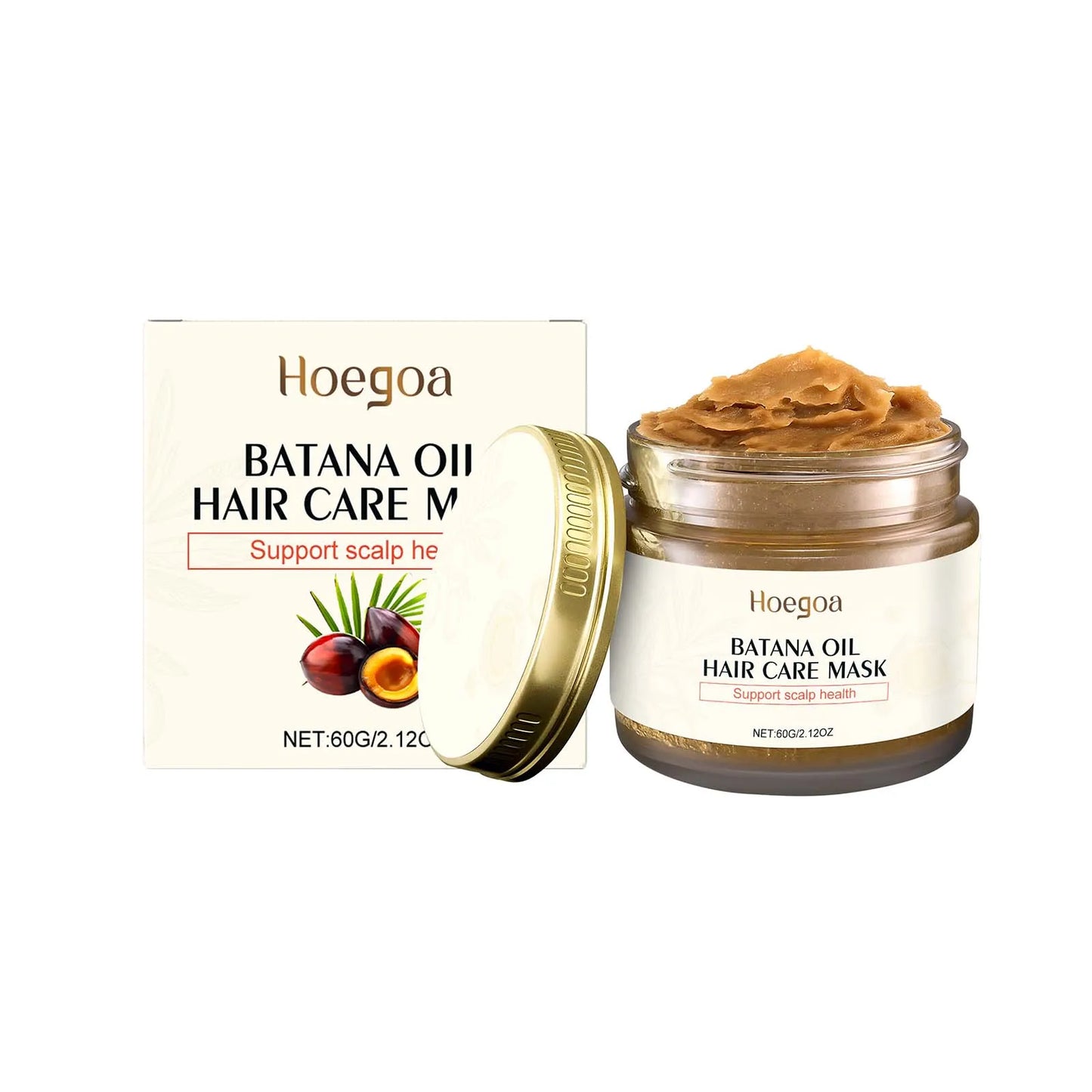 HOEGOA Batana Oil Conditioner – Moisturizing & Frizz Control 60g