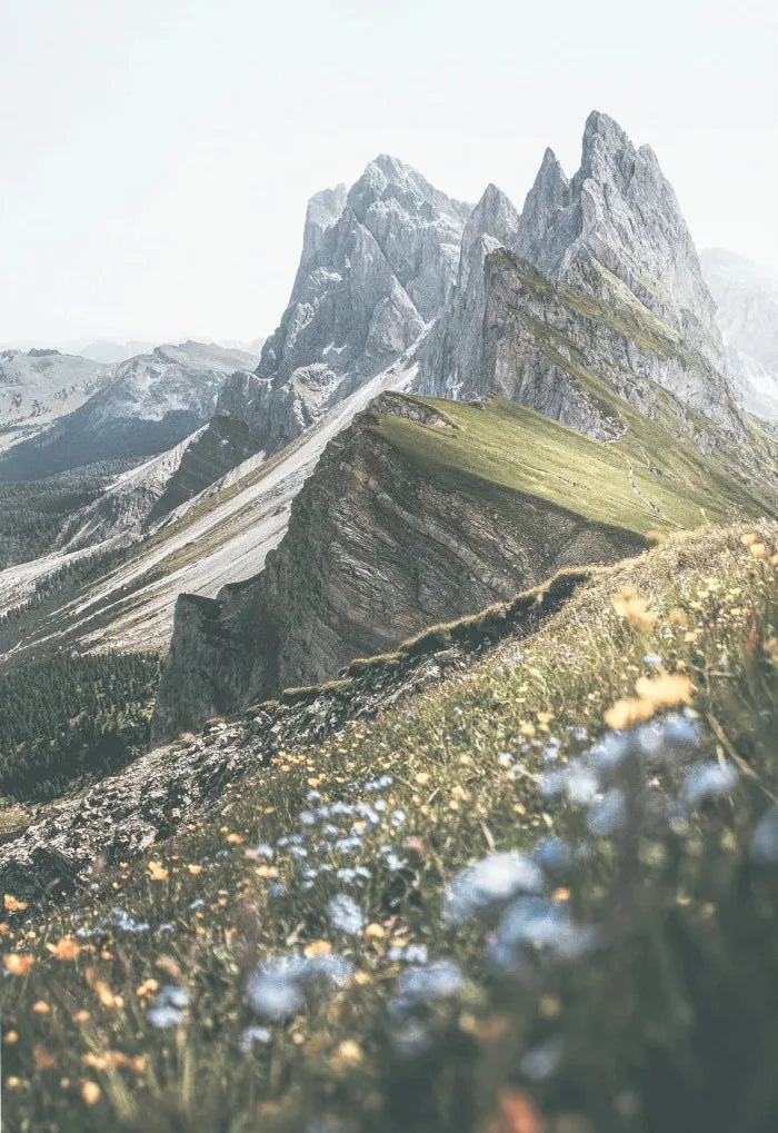 Natural Mountain Scenery Canvas Print | Modern Wall Art Canvas Wall Art Peaceful Pleasures Health and Wellness 4 20x30cm Unframed