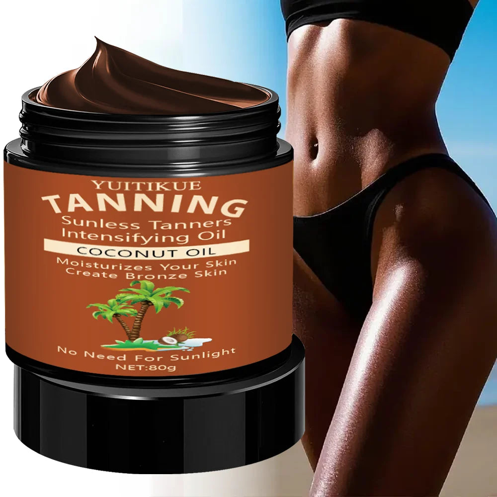 YUITIKUE Sunless Self Tanning Cream – Natural Bronzer 80g