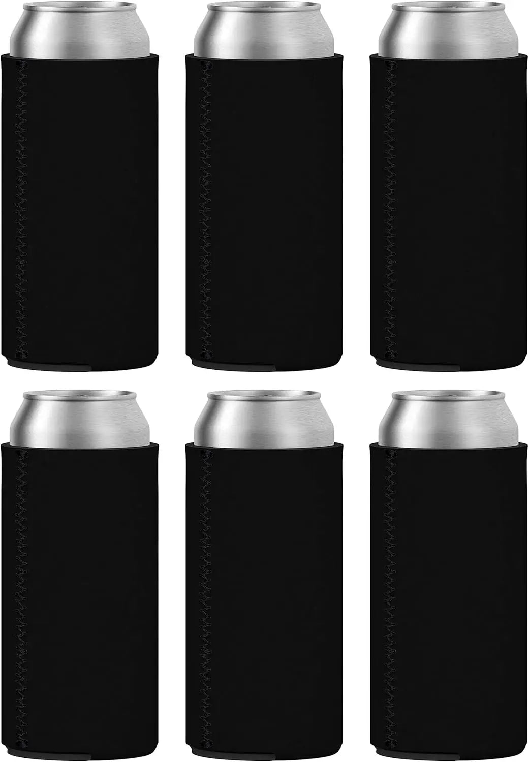 Cooler Sleeves Bulk Sublimation Insulated Foam Beer Collapsible Plain