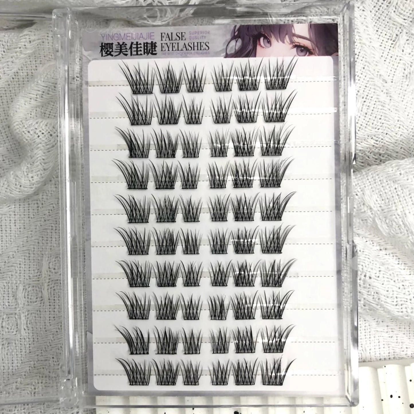 Wispy Cluster False Eyelashes | Natural Fluffy Lash Extensions