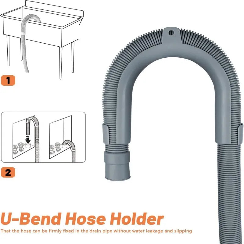 Universal U-Shape Washing Machine Drain Hose Guide Bracket