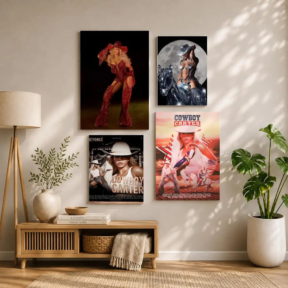 Singer B-BeyonceS Poster HD Self Adhesive Waterproof Wall Art Ideal for Home Office Dorm Bedroom Great Gift Peaceful Pleasures Health and Wellness