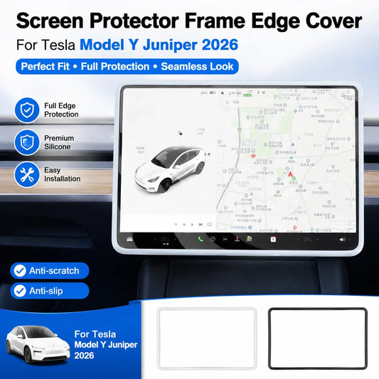 Tesla Model Y Juniper 2026 16" Screen Protector Frame Cover Car Screen Protector Oasis Select