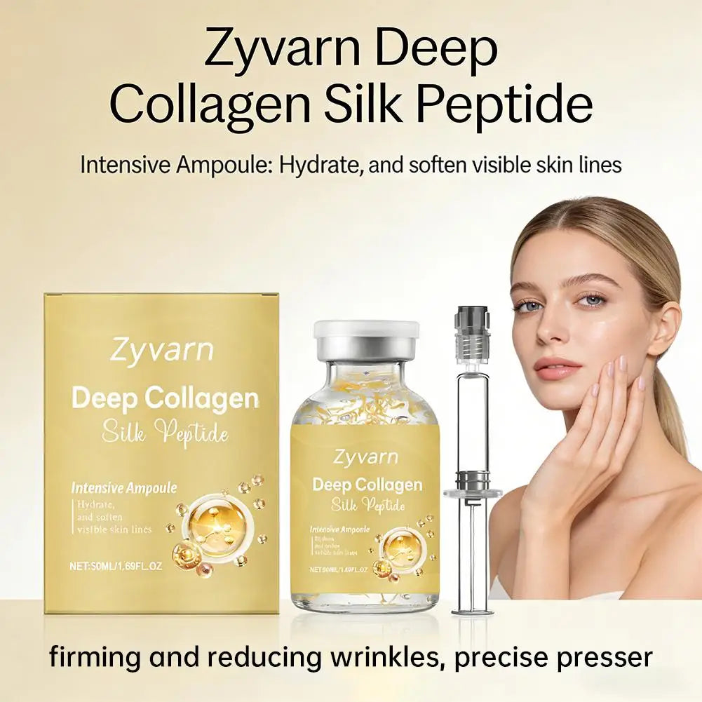 Collagen Silk Peptide Face Serum – Hydrating Ampoule 50ml