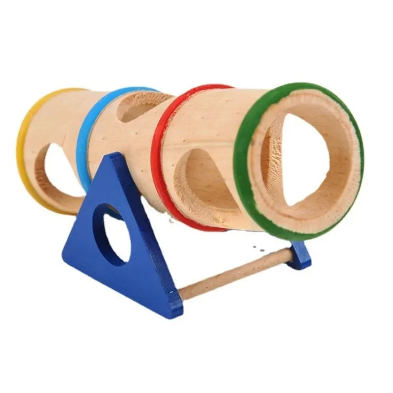 Wooden Rainbow Seesaw Toy for Hamsters & Small Pets