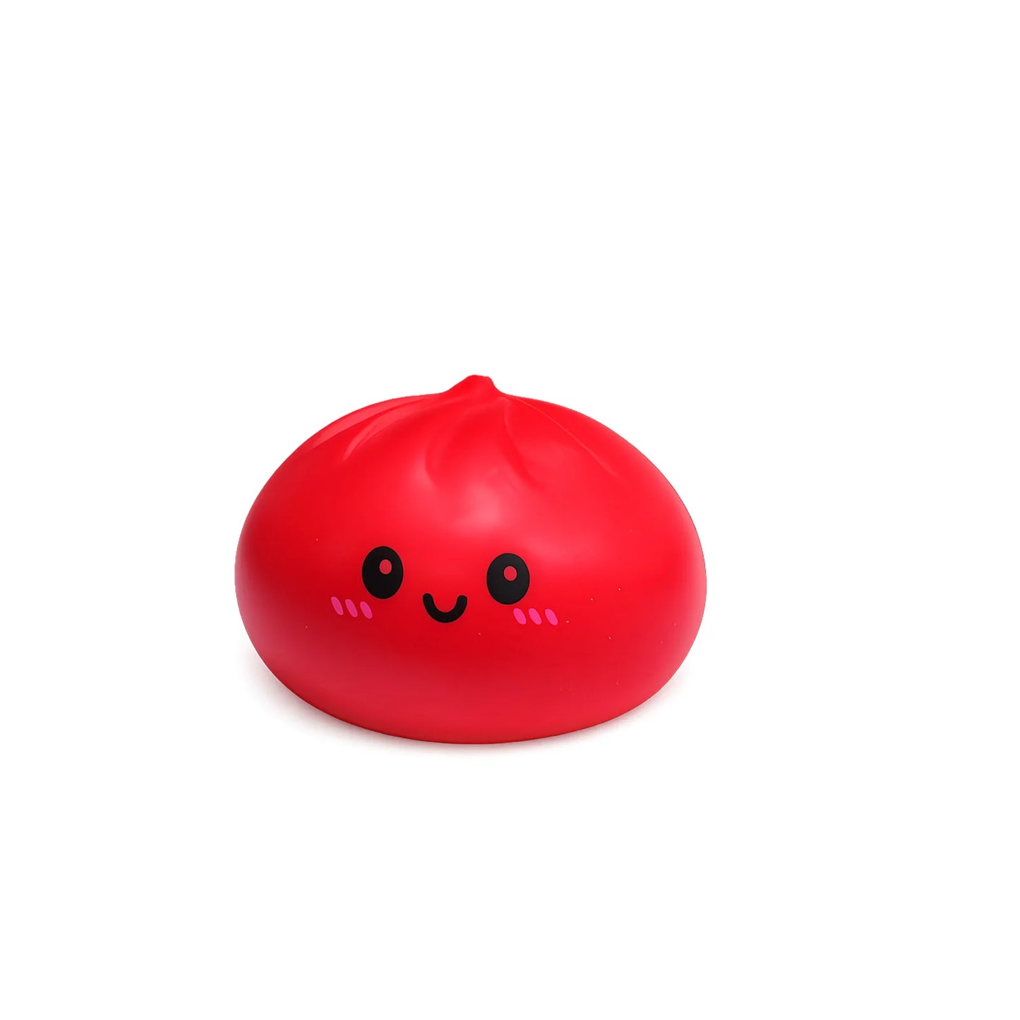 Simulation Dumpling Stress Ball Reusable Sensory Toys Low Rebound Relieve Stress Mood Toys Kid Safety Cute Colorful Dough Ball Peaceful Pleasures Health and Wellness Red Ball