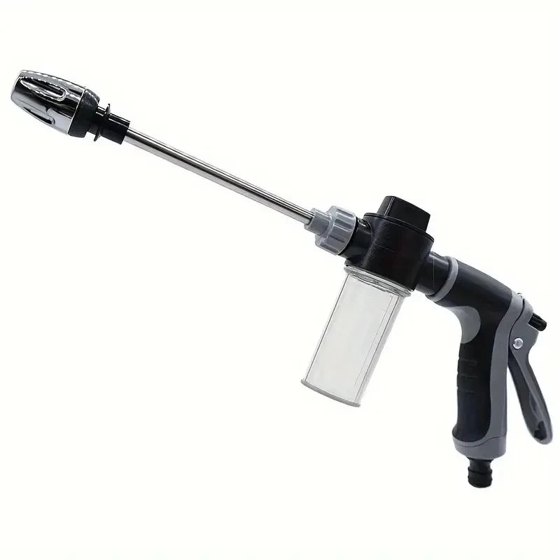 High Pressure Car Wash Water Gun Garden Water Pipe Nozzle, Multifunctional Watering Tool, Powerful Cleaning For Cars and Gardens Peaceful Pleasures Health and Wellness black 3/4''