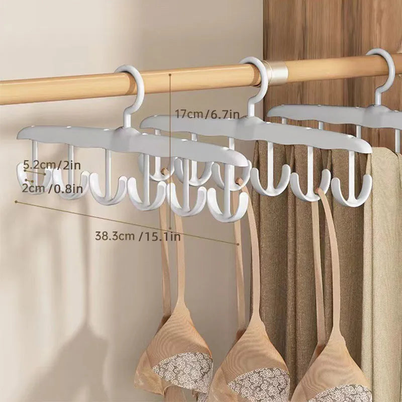 360-degree Rotating Clothes Hanger Holder Sling Scarf Underwear Storage Rack Wardrobe Organizer clothes rack hangers for clothes Peaceful Pleasures Health and Wellness 1pc