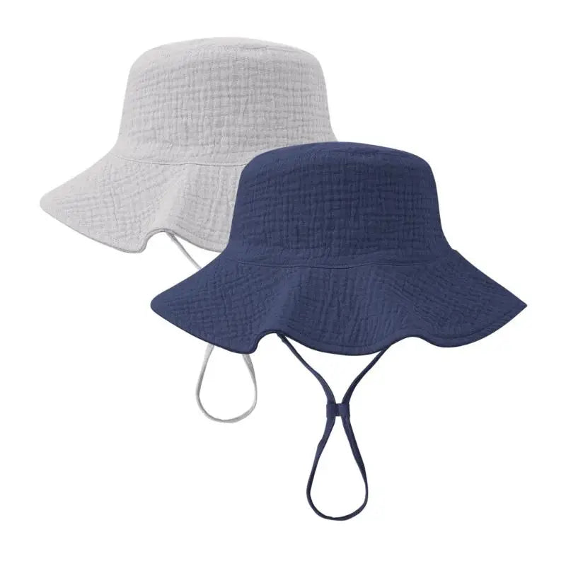 Baby Sun Hat 2-Pack UPF50+ Wide Brim & Adjustable Chin Strap