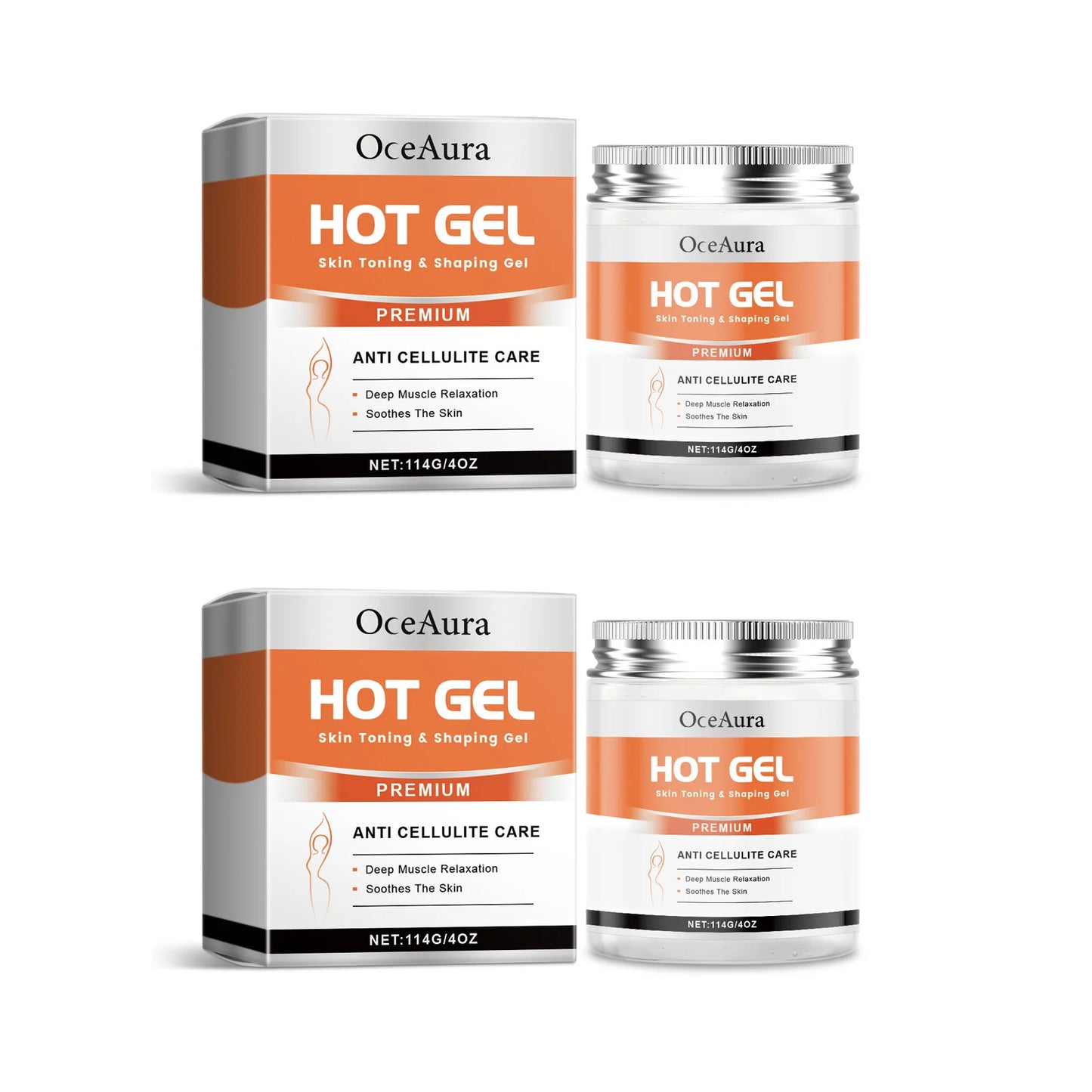 Hot Slimming Gel – Anti-Cellulite Body Firming Cream 114g