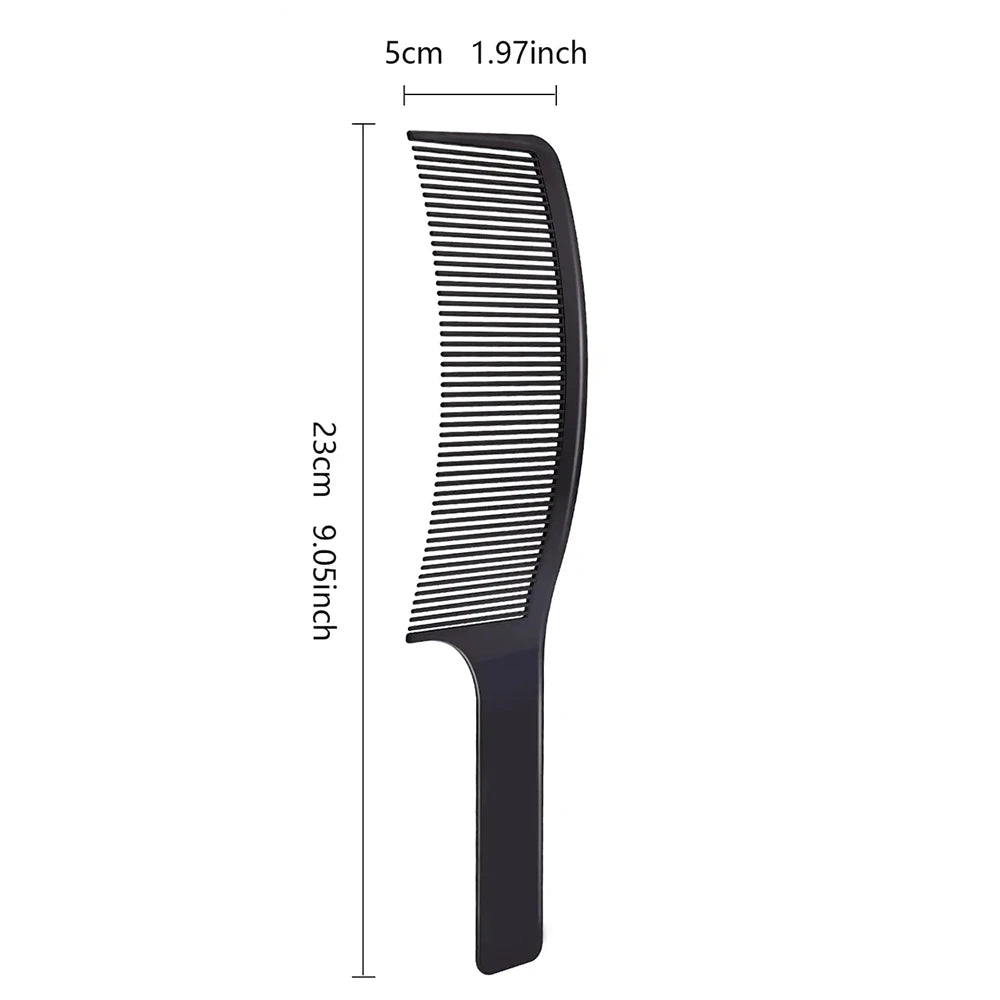 3Pcs Curved Haircutting Comb Set Heat-resistant Haircut Clipper Comb Professional Salon Barbershop Hairdresser Tools Accessories Peaceful Pleasures Health and Wellness C CN