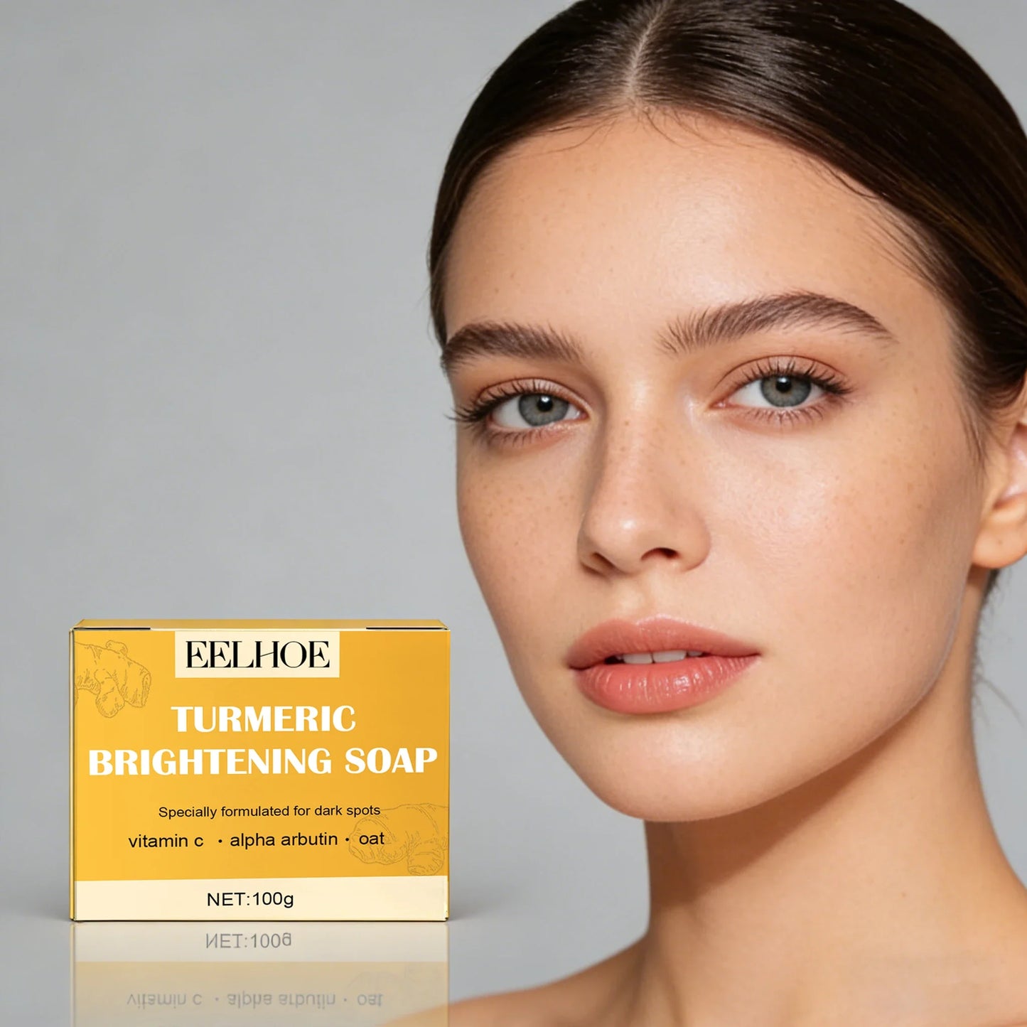 Eelhoe Turmeric Face Soap – Brighten Skin & Fade Dark Spots