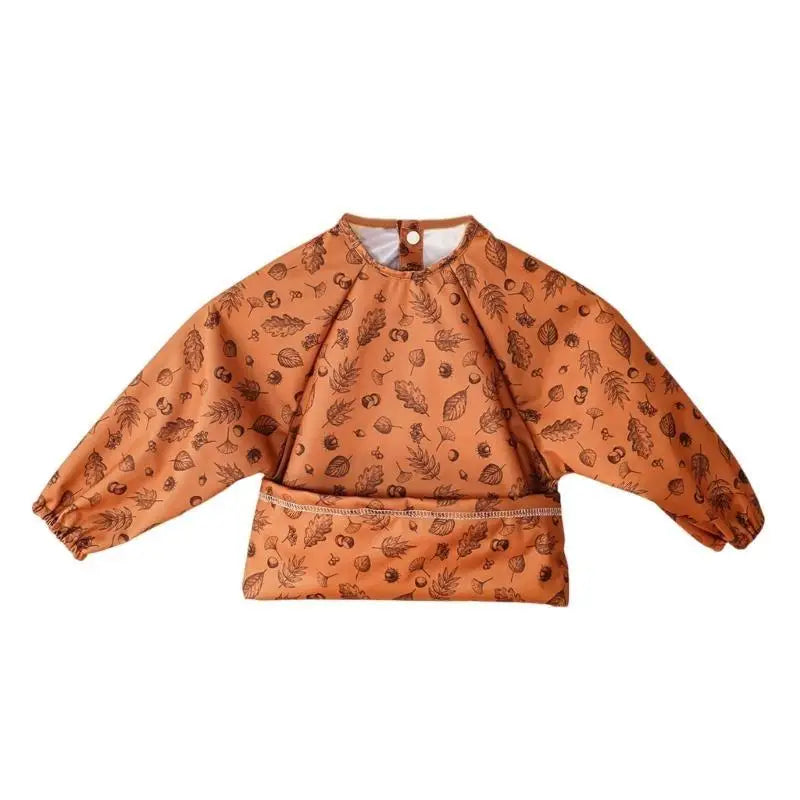 Long Sleeve Baby Weaning Bib | Toddler Coverall Feeding Apron