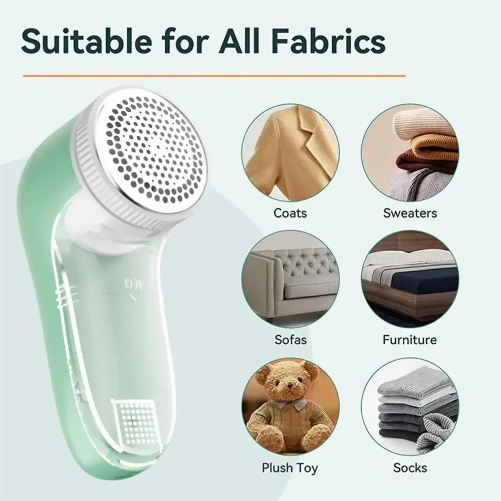 Electric Lint & Pet Hair Remover – Fabric Shaver Roller