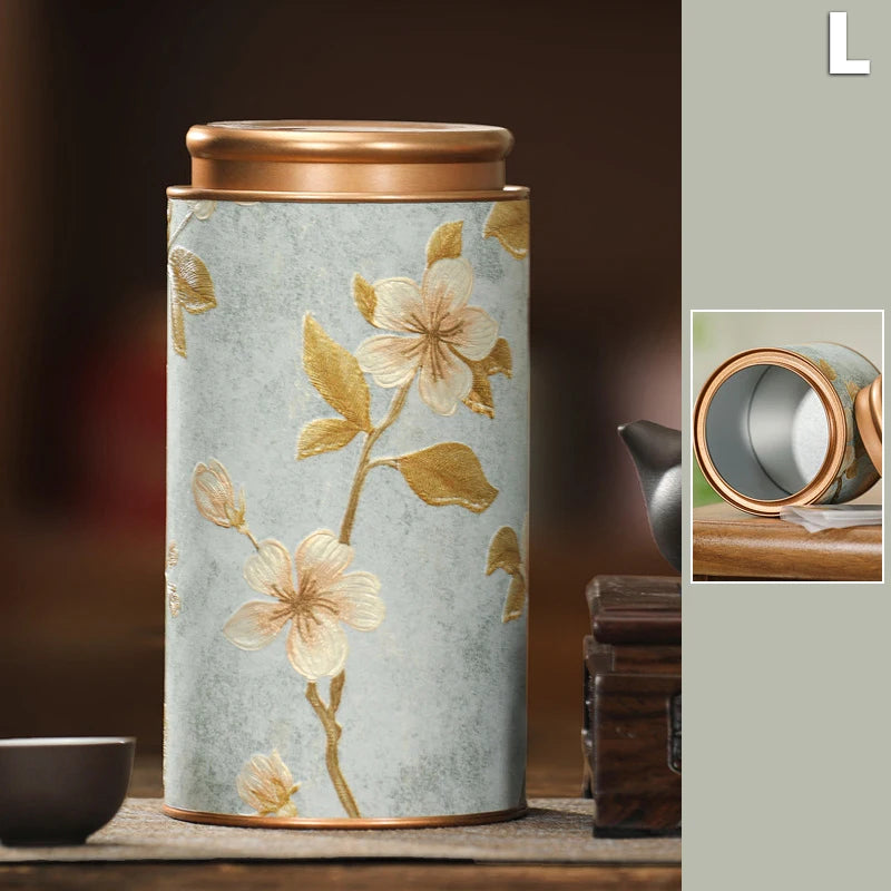 Tinplate Tea Tin Can – Airtight Sealed Storage Canister