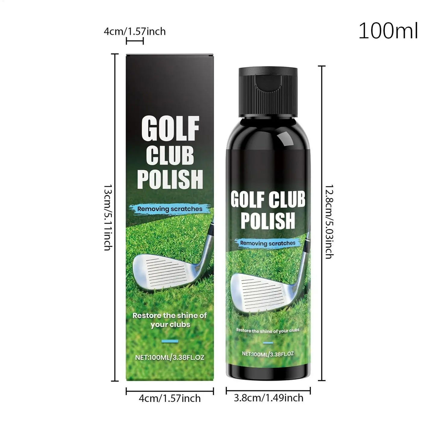 Golf Club Cleaner & Polish 100ml | Scratch Repair Solution