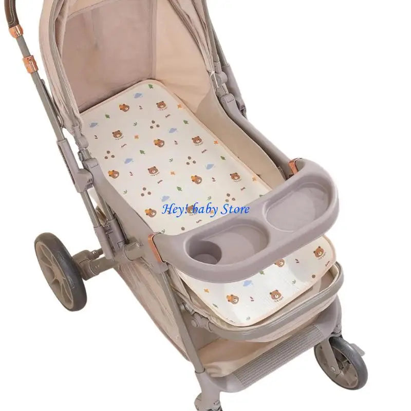 Cotton Crepe Baby Stroller Nappy Pad – Soft Waterproof Cushion
